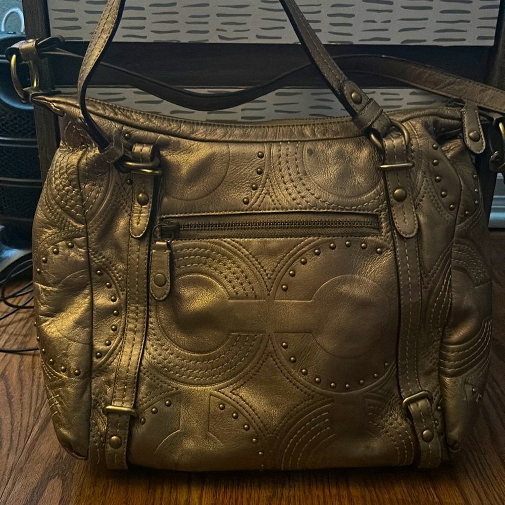 Coach Antique Gold Satchel
